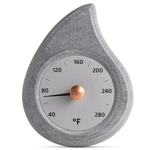 Hukka Pisarainen Sauna Thermometer, Fahrenheit, Droplet Hukka