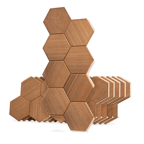 PROSAUNAS Hive Thermo Sauna Wall Panels, Hexagon Pattern