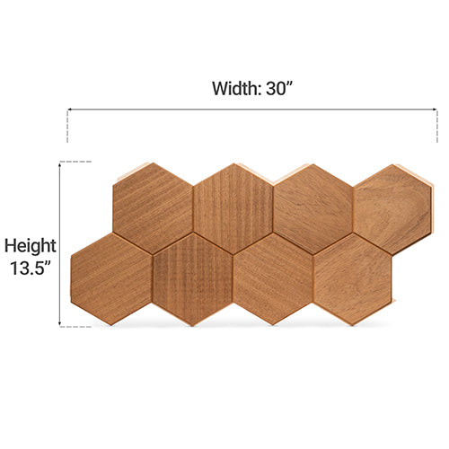 PROSAUNAS Hive Thermo Sauna Wall Panels, Hexagon Pattern