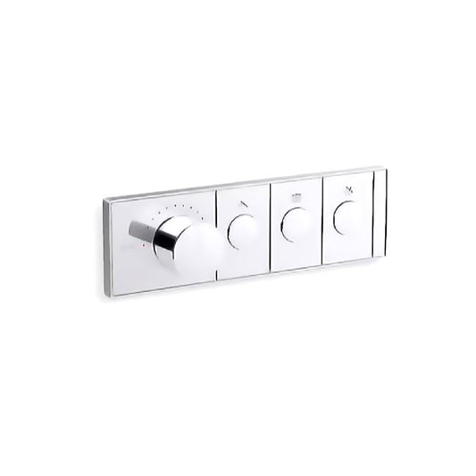 Anthem Three-Outlet Recessed Mechanical Thermostatic Valve Control