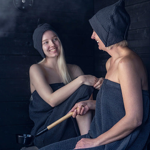 Sauna Ladle, Aluminum w/ Thermo-Bamboo