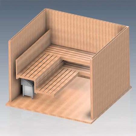 EOS Invisio Midi Under-Bench Electric Sauna Heater