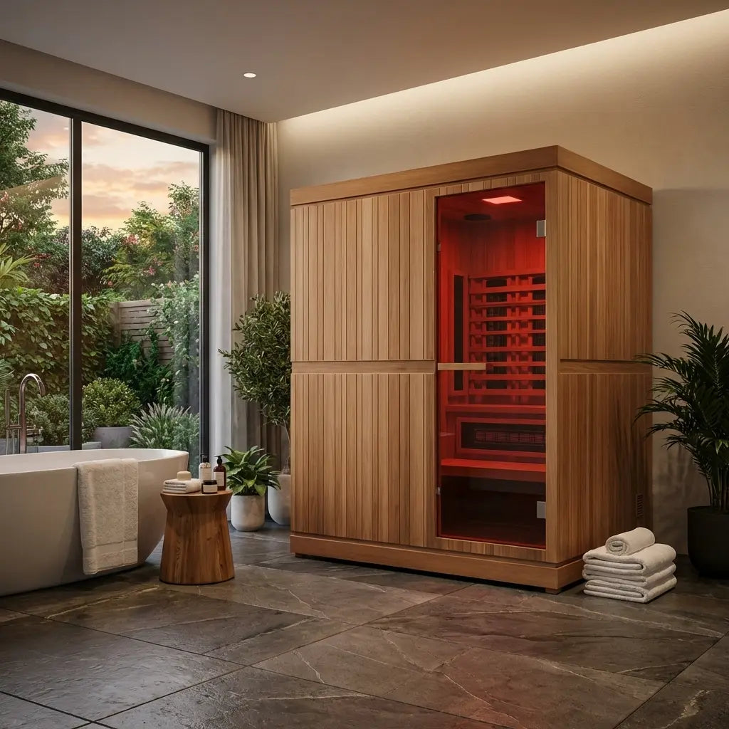 Finnmark FD-5 Trinity XL Red Light Combination Sauna - 4-person Finnmark