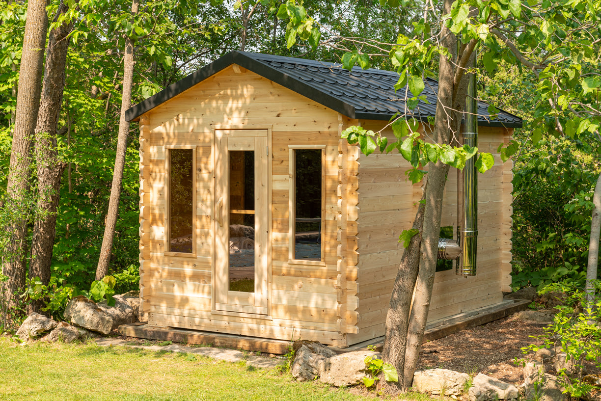 Georgian Cabin Sauna with Changing Room