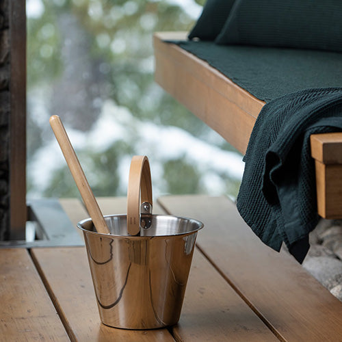 Harri Koskinen Sauna Bucket & Ladle