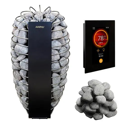 Harvia Spirit SP90E 9kW Sauna Heater Package Harvia