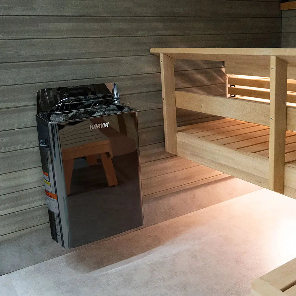 Harvia THE WALL 8kW Electric Sauna Heater Package Harvia