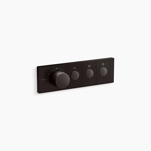 Anthem Three-Outlet Recessed Mechanical Thermostatic Valve Control