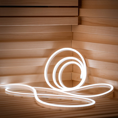 Sauna Lighting - 3-zone, dimmable, white LED kit