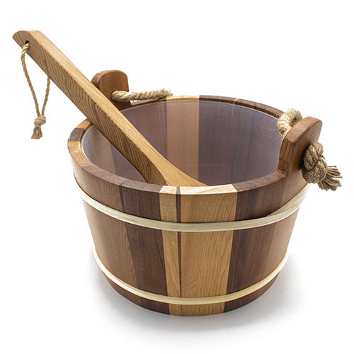 Traditional Sauna Bucket & Ladle