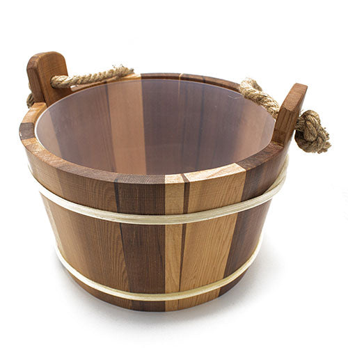 Wooden Sauna Bucket & Ladle