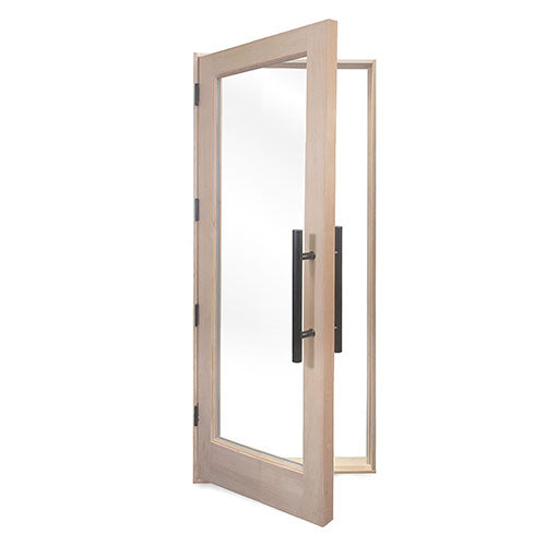 PROSAUNAS Solid Wood Sauna Door - Insulated Glass 30"x80"