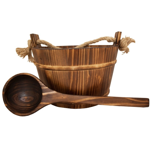 Sauna Bucket & Ladle - Spruce