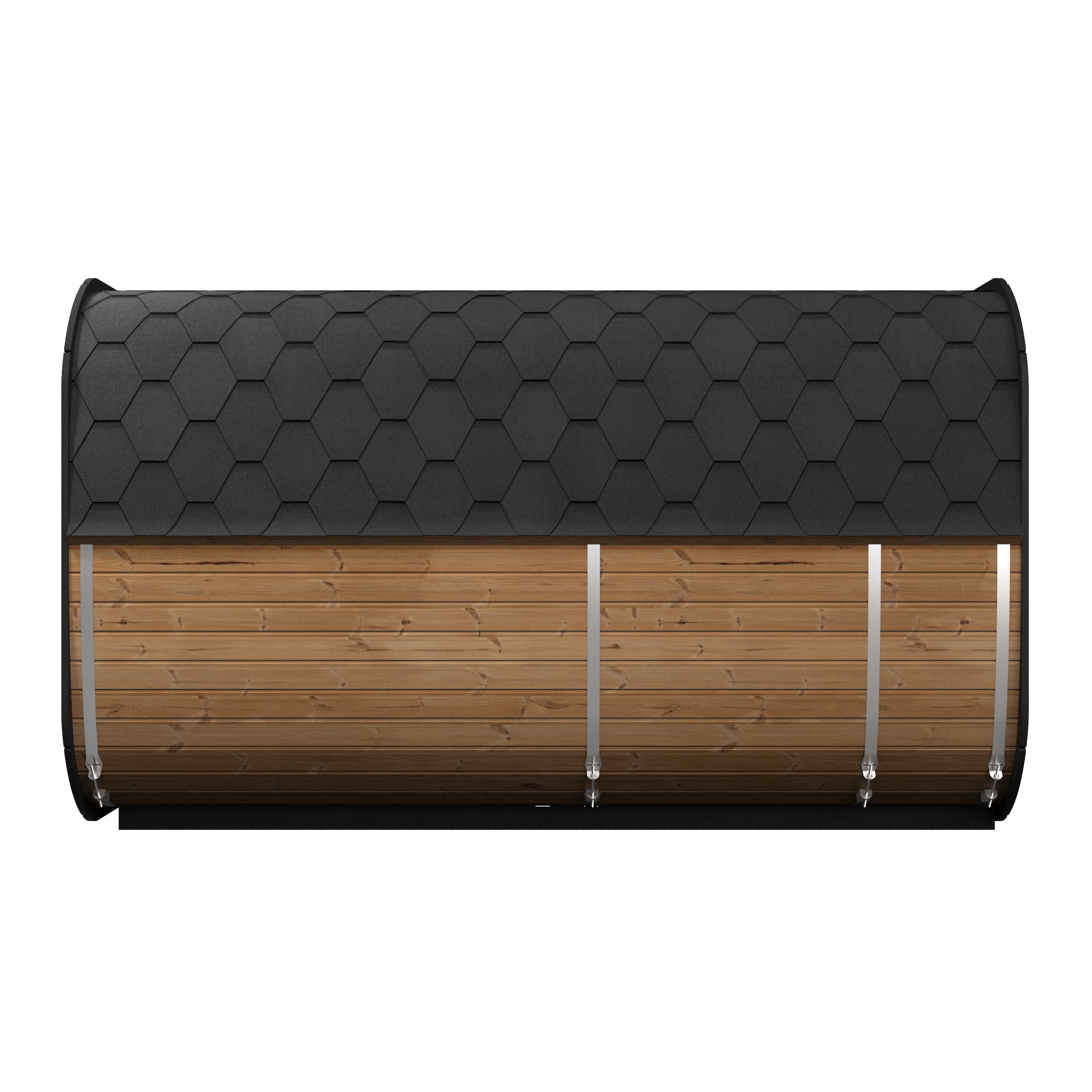 SaunaLife Model CL12GCP Cube Luxury Series Outdoor Sauna Kit - 8-person