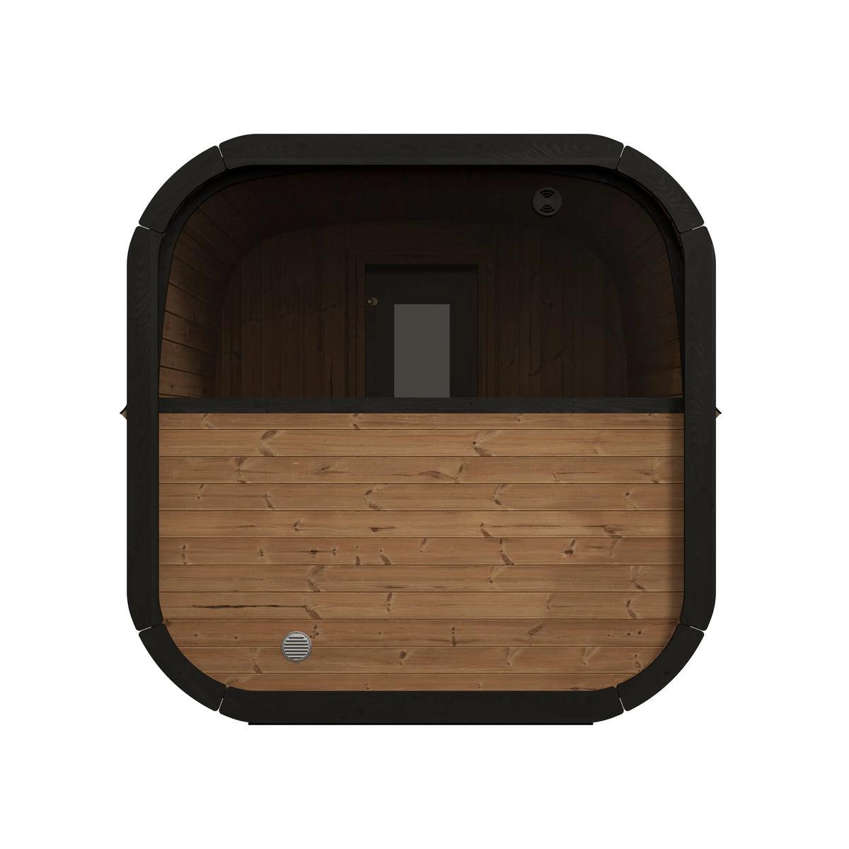 SaunaLife Model CL12GCP Cube Luxury Series Outdoor Sauna Kit - 8-person SaunaLife