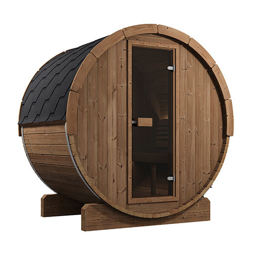 SaunaLife E6 Ergo Outdoor Sauna Barrel Kit 3-Person