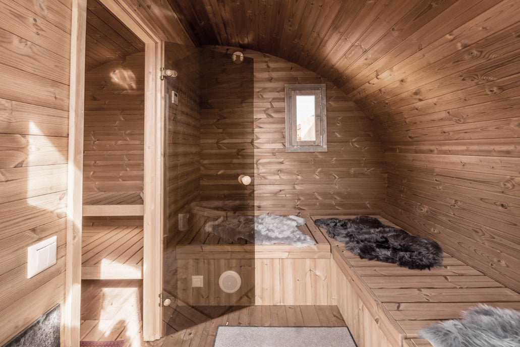 SaunaLife G11 Traditional Outdoor Sauna - 8-person
