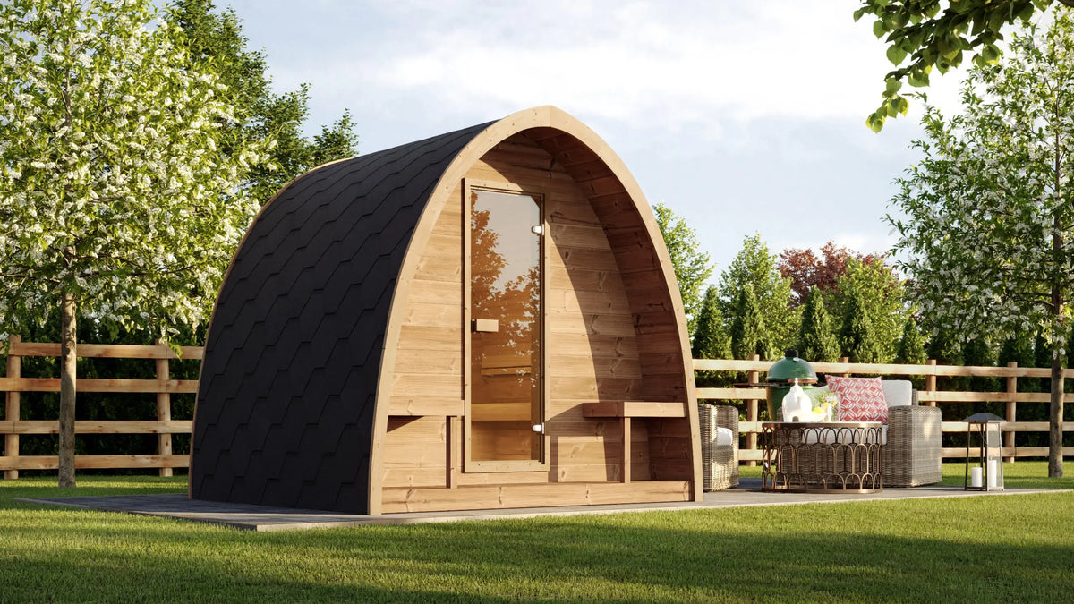 SaunaLife Model G3 Garden Outdoor Sauna Kit - 6-person SaunaLife