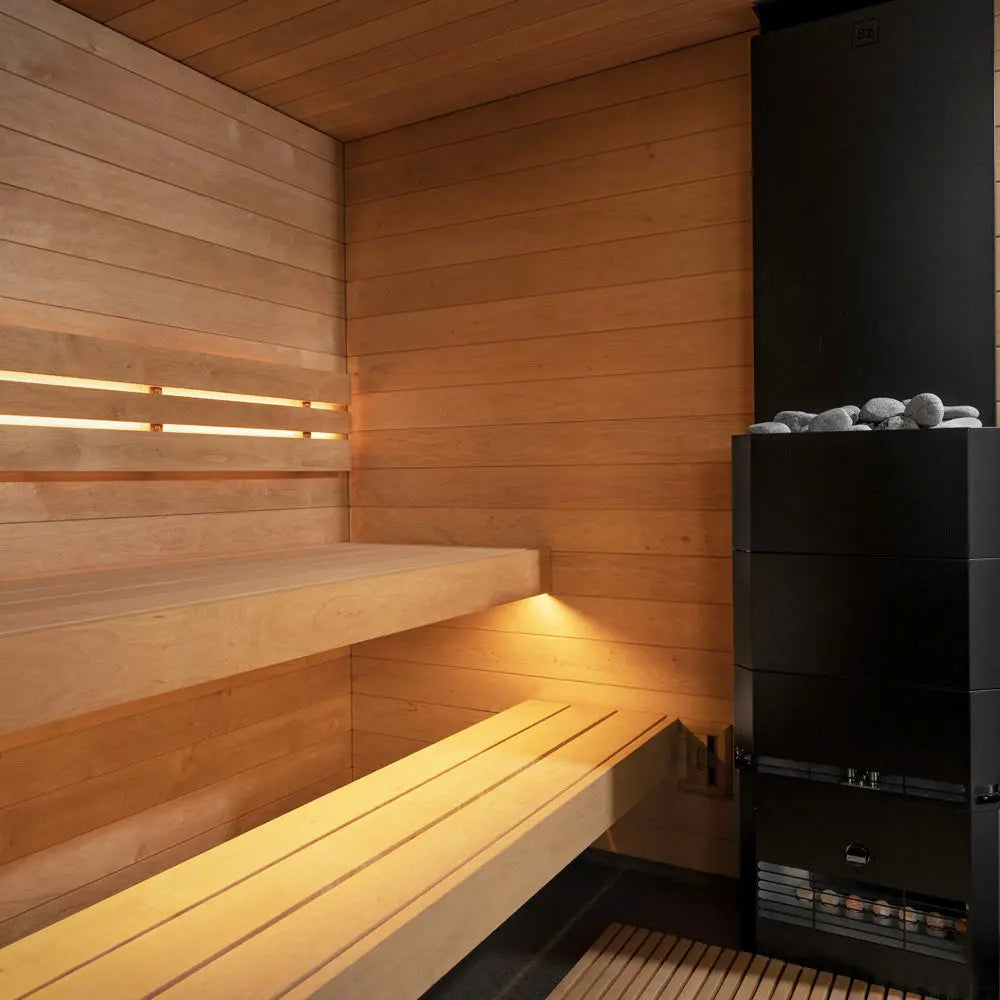 SaunaLife Model G6 Outdoor Fully-Assembled Sauna - 5-person SaunaLife