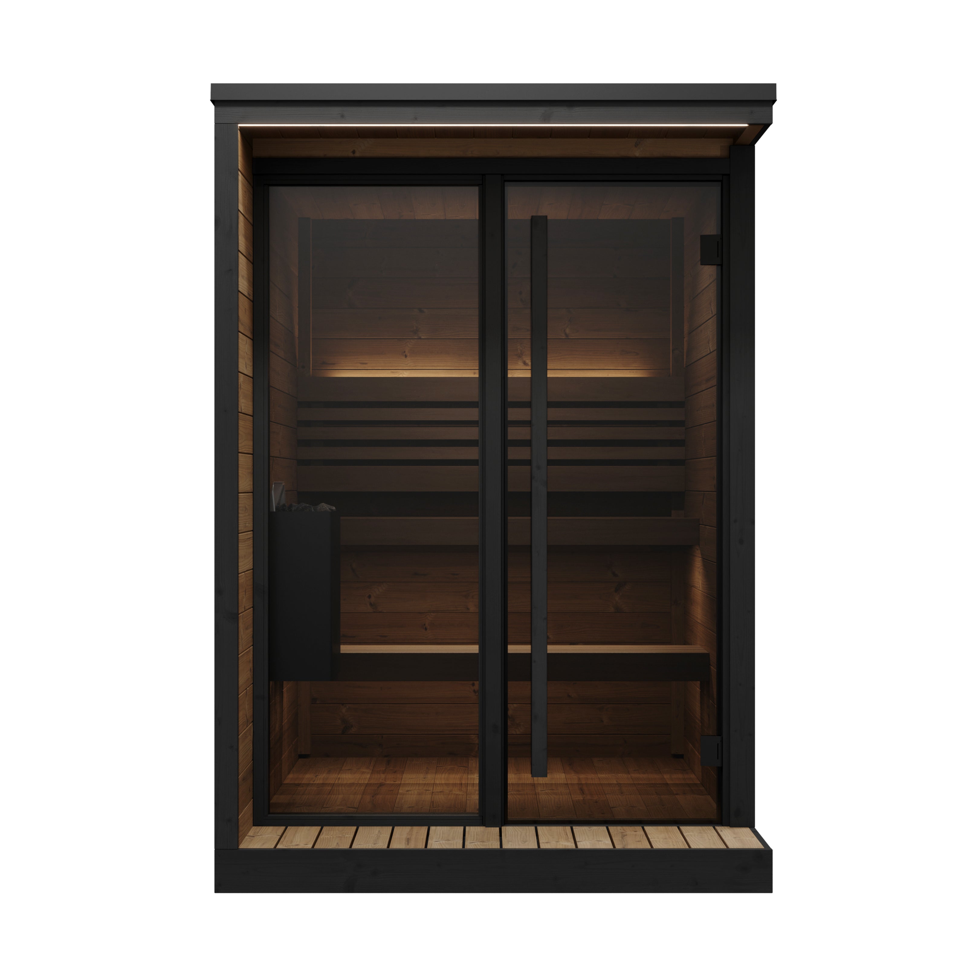 SaunaLife GL4 Traditional Outdoor Sauna - 4-person