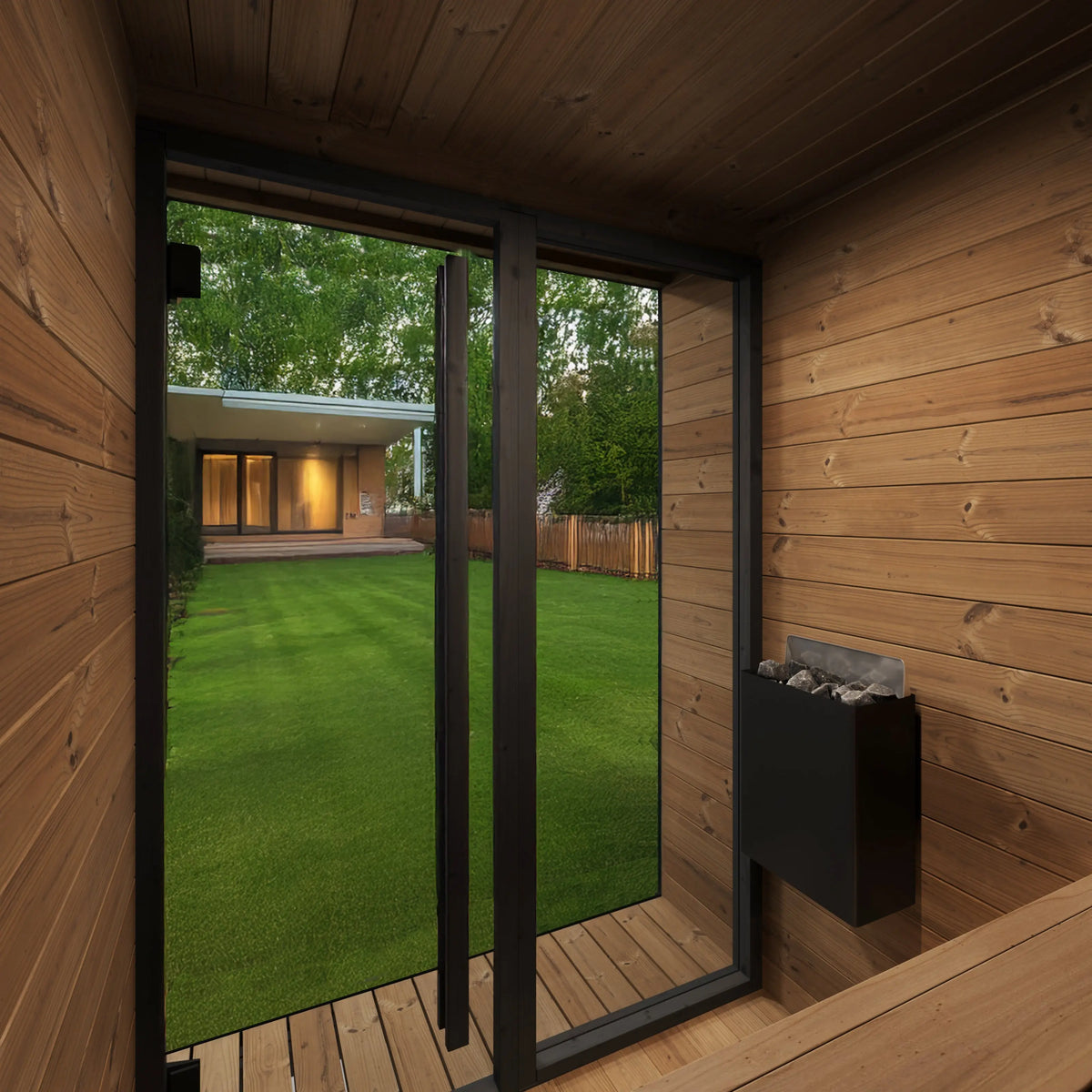 SaunaLife GL4 Traditional Outdoor Sauna - 4-person SaunaLife