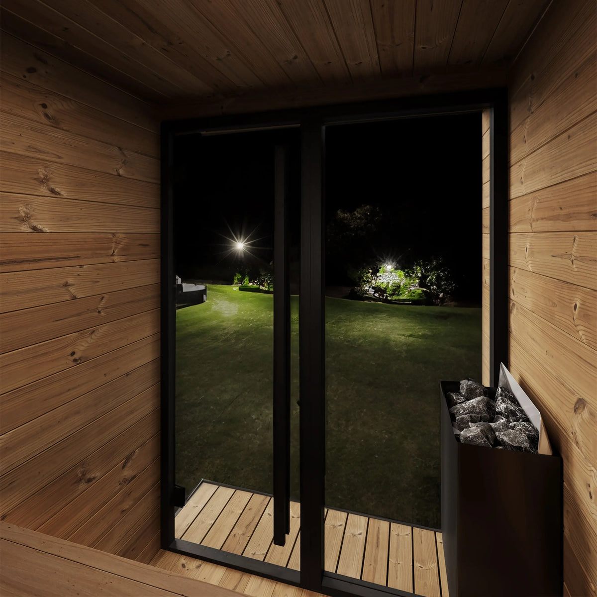 SaunaLife GL4 Traditional Outdoor Sauna - 4-person SaunaLife