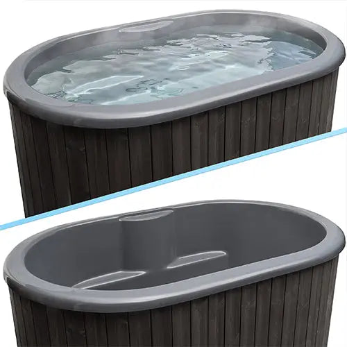 SaunaLife Model S2NC/S2BC Cold Plunge/Hot Tub Package - 2-person SaunaLife