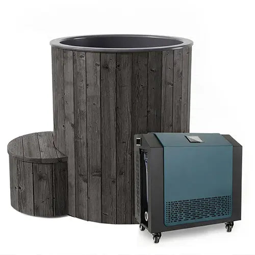 SaunaLife Model S1NC/S1BC Cold Plunge/Hot Tub Package - 1-Person SaunaLife