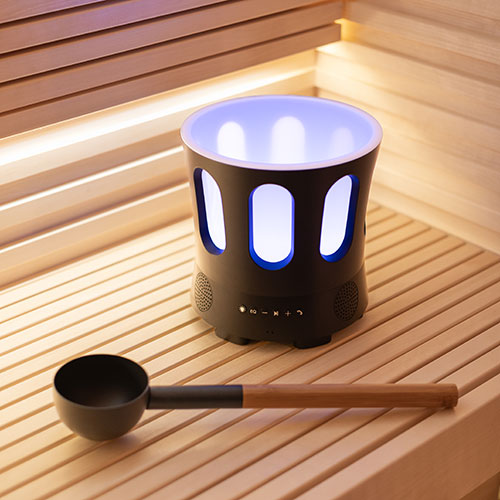 Bluetooth Speaker/Sauna Bucket with Lights