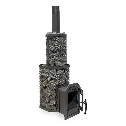 Cozy Heat Thru-Wall Sauna Heater Wood-Burning