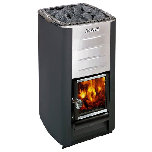 Harvia M3 Wood-Burning Sauna Stove Package, 16.5kW