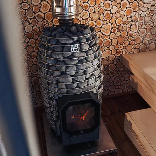 HUUM HIVE FLOW Wood Burning Sauna Heater Package HUUM