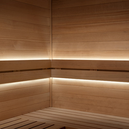 Dimmable White Sauna LED Lights - 1-Zone