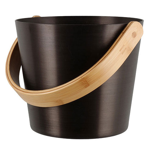 Sauna Bucket & Ladle - Curved Handle