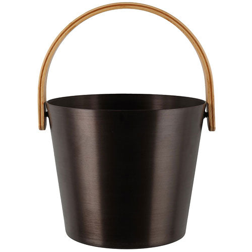 Sauna Bucket & Ladle - Curved Handle