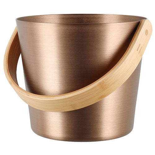 Sauna Bucket & Ladle - Curved Handle
