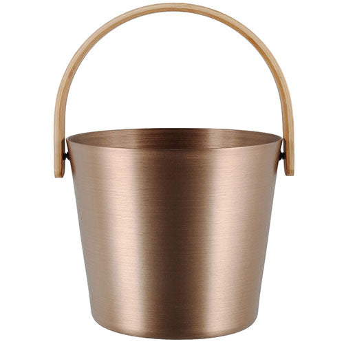 Sauna Bucket & Ladle - Curved Handle