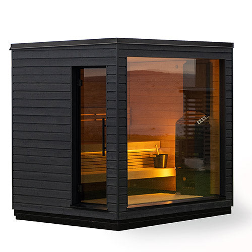SaunaLife Model G6 Pre-Assembled Outdoor Luxury Home Sauna