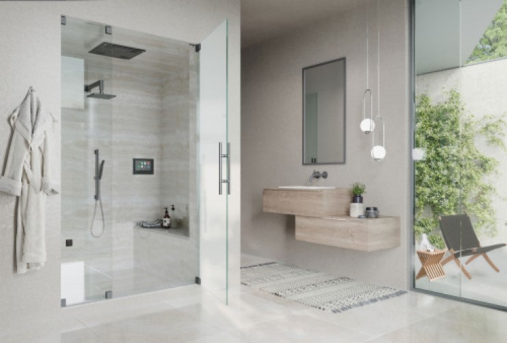 HydroVive Shower Head with Light, Sound, Rain System