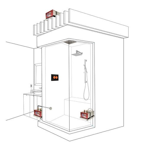 ThermaSol PROIII-1200 PRO Series II Ultimate Steam Shower Generator, 24kW w/Fast Start, PowerFlush and Smart Steam