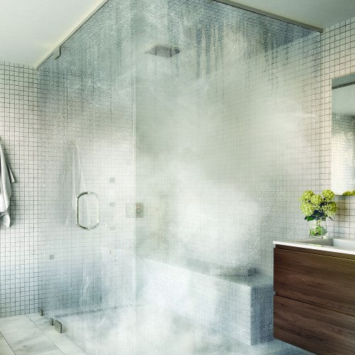 ThermaSol TWPH7S ThermaTouch 7", Digital Shower Valve, HydroVive 18", SteamVection, Steam Shower Pkg, SQ