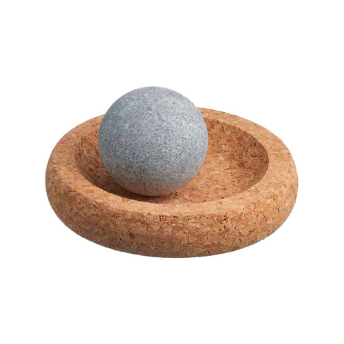 Hukka Mini SoleJoy Massage Stones with Natural Cork Base