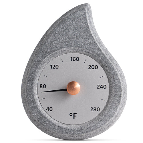 Hukka Pisarainen Sauna Thermometer, Fahrenheit, Droplet