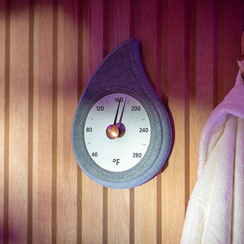 Hukka Pisarainen Sauna Thermometer, Fahrenheit, Droplet