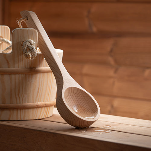 Prosaunas Large Sauna Ladle - Pine/Cedar - 150mL
