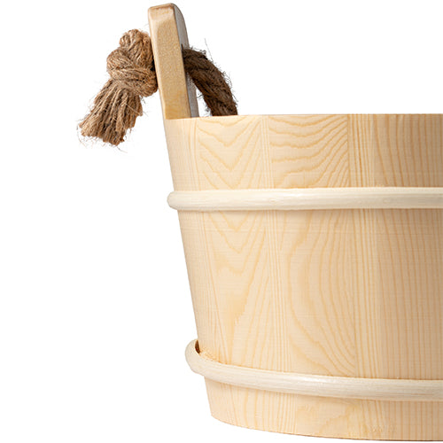 Wooden Sauna Bucket & Ladle