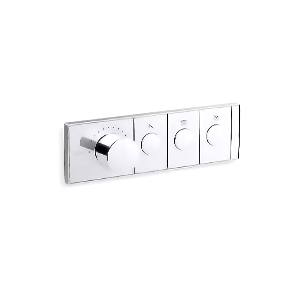 Anthem Three-Outlet Recessed Mechanical Thermostatic Valve Control