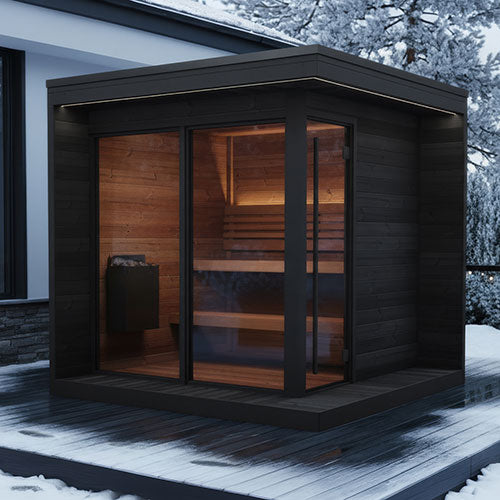 SaunaLife GL6 Traditional Outdoor Sauna - 6-person