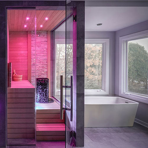Bathology Spectrum 511 Sauna Room Color Bathing LED RGB Lighting System, Single Zone
