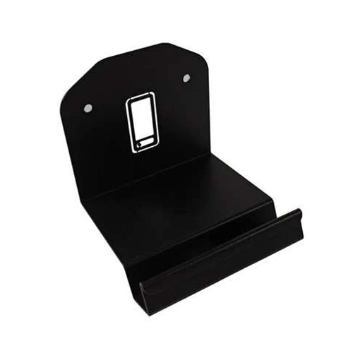 EOS Cell Phone Mount Mobile Device Rack, Wall-Mount, Black